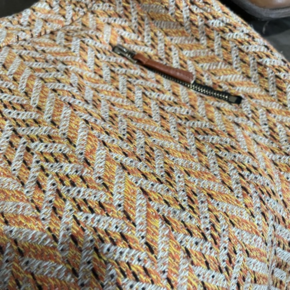 [ VINTAGE ] Herringbone Woven Mini Skirt - Picture 15 of 16